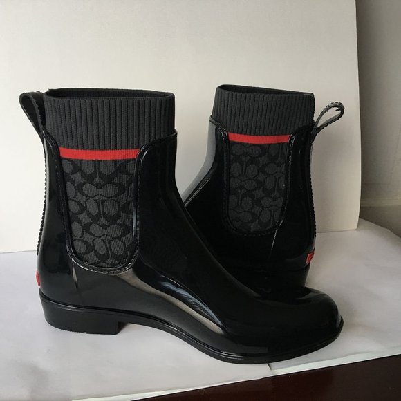 NEW Coach Women's Rivington Rain Bootie Size 8 - Picture 5 of 5